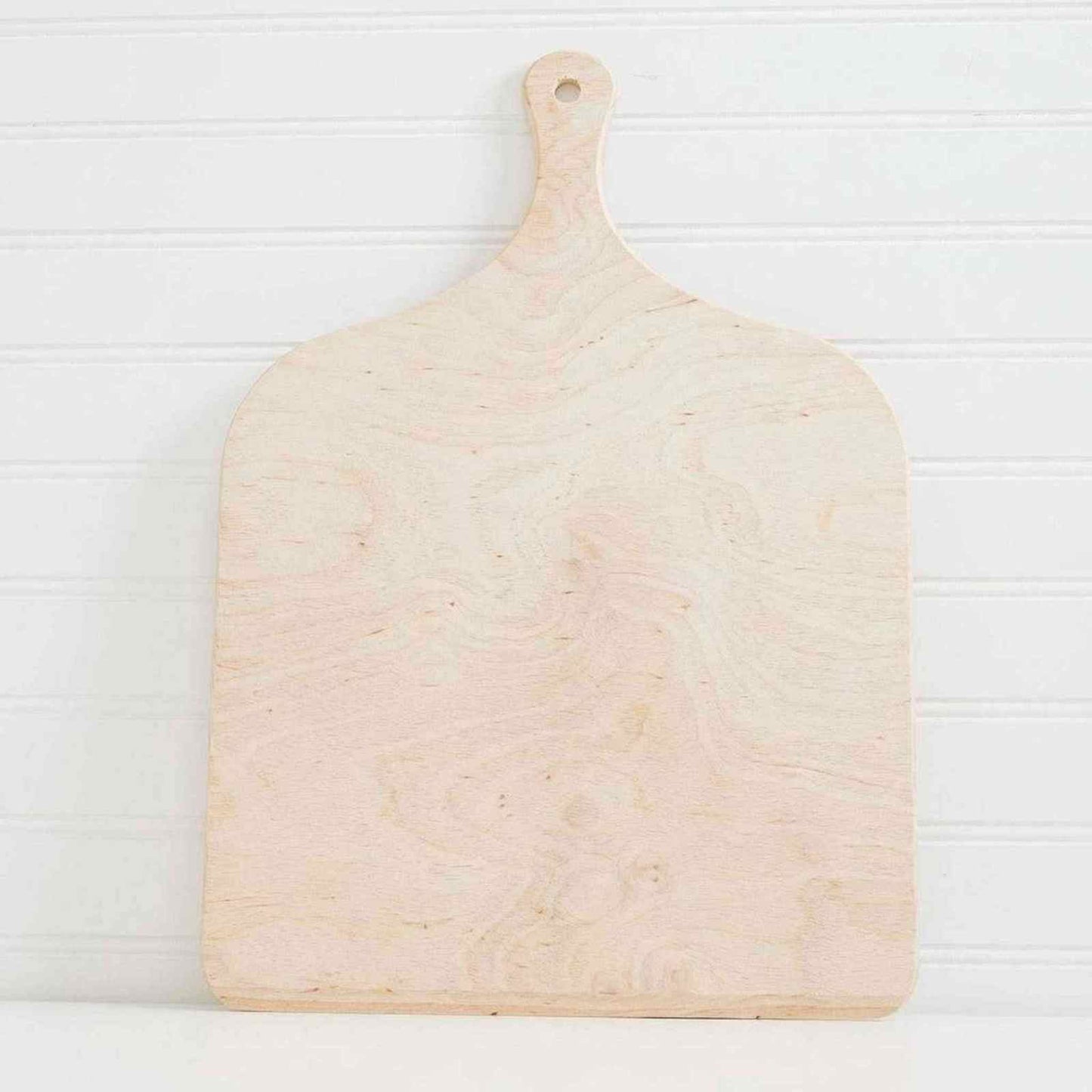 Italian Beechwood Pizza Board with beveled edge for serving and slicing pizza