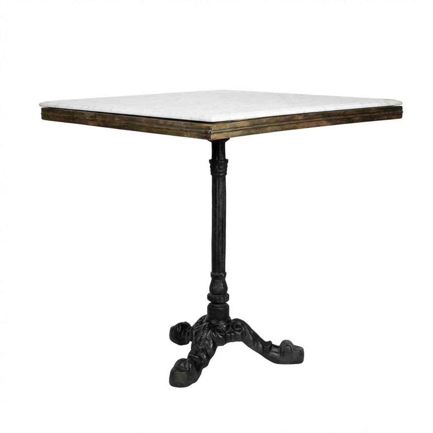 Avignon Square Table with elegant marble top and sturdy base