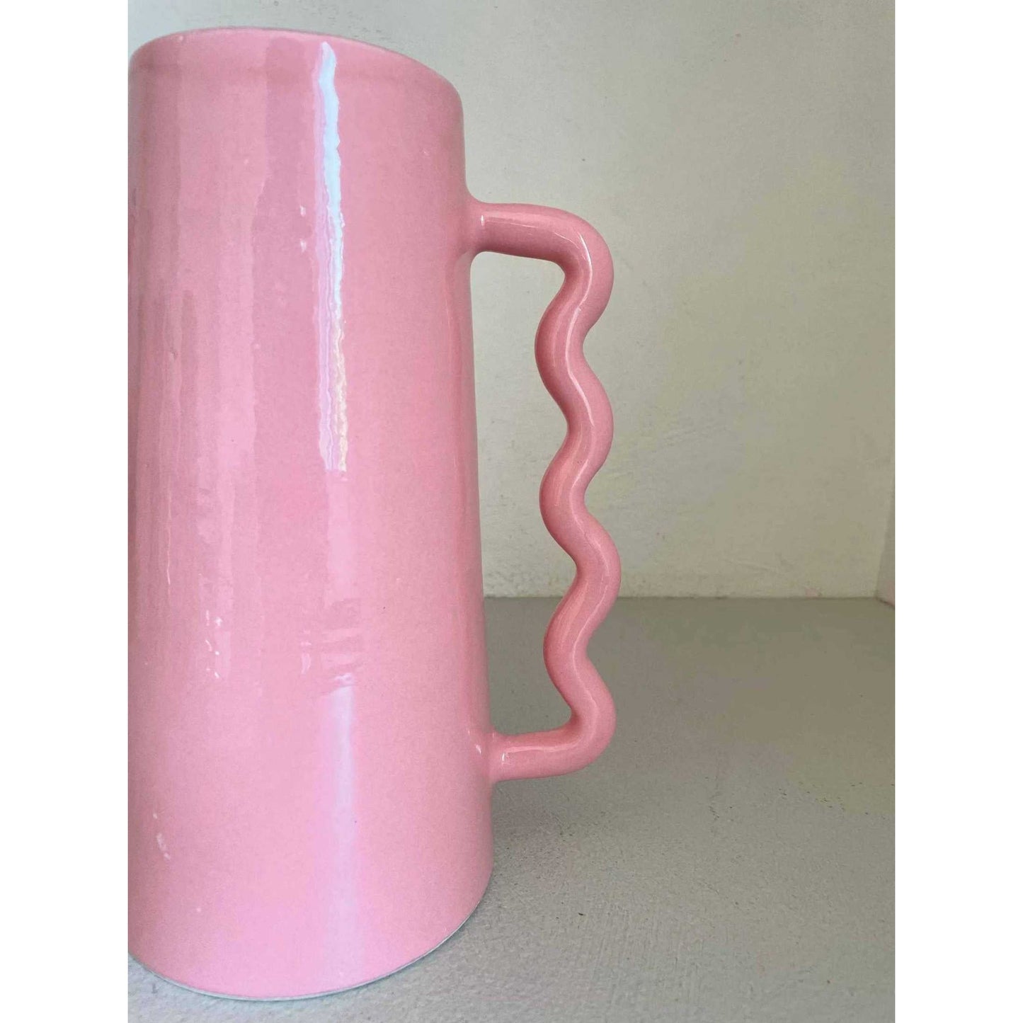 
                  
                    Pink Abstract Ceramic Vase - Curated Home Decor
                  
                