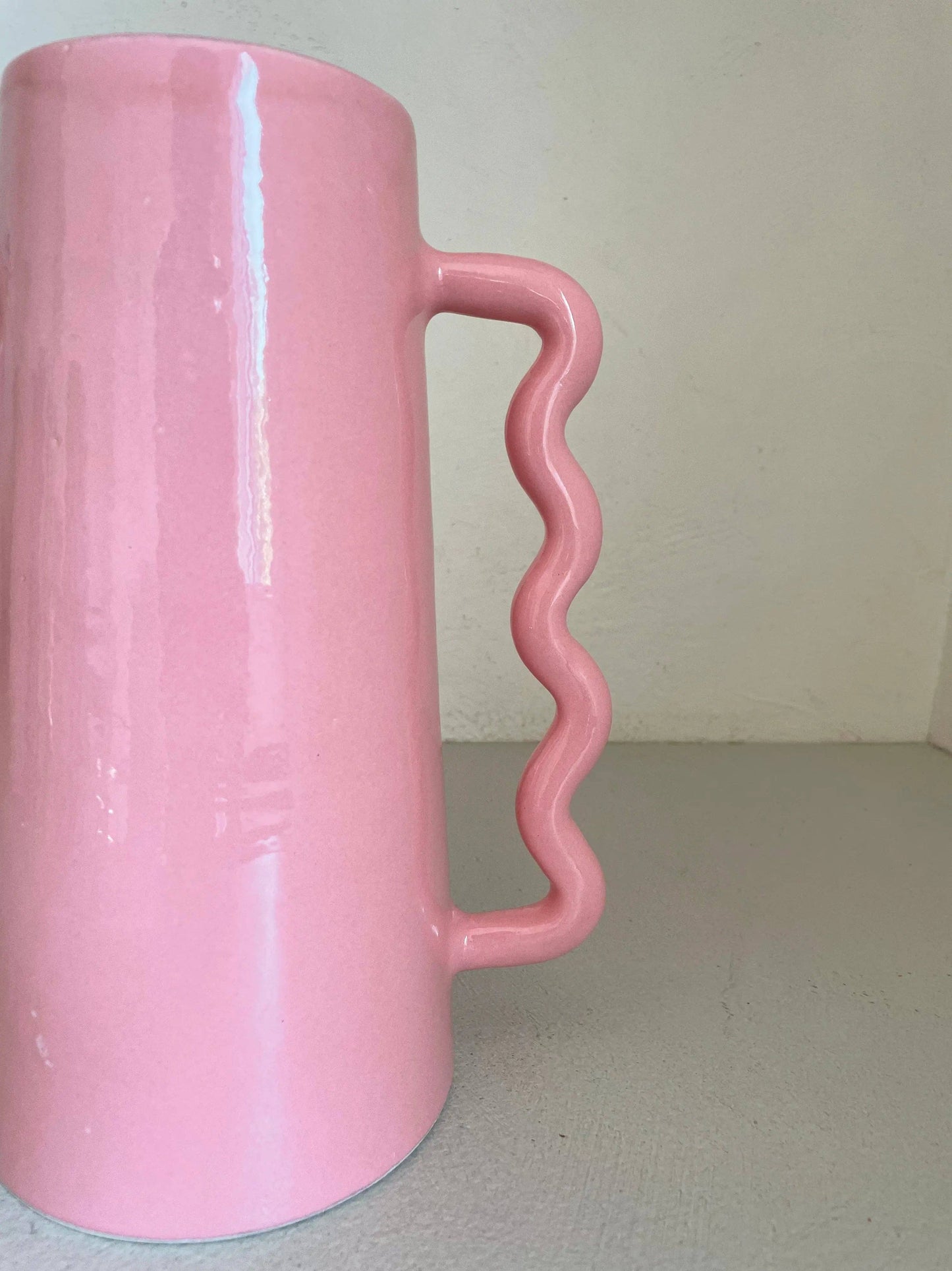 Pink Abstract Ceramic Vase - Curated Home Decor