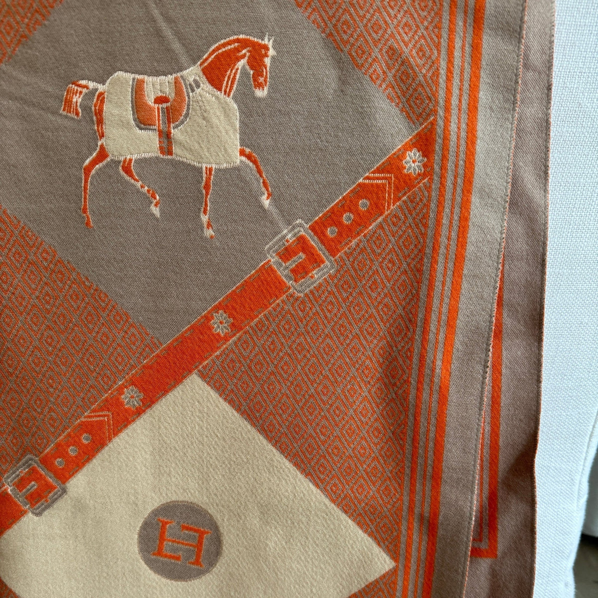 Orange Lexington Scarf - Curated Home Decor
