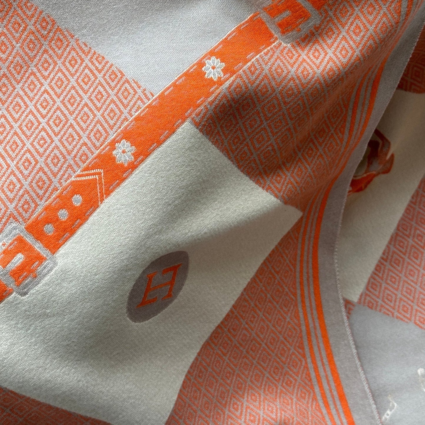 
                  
                    Orange Lexington Scarf - Curated Home Decor
                  
                