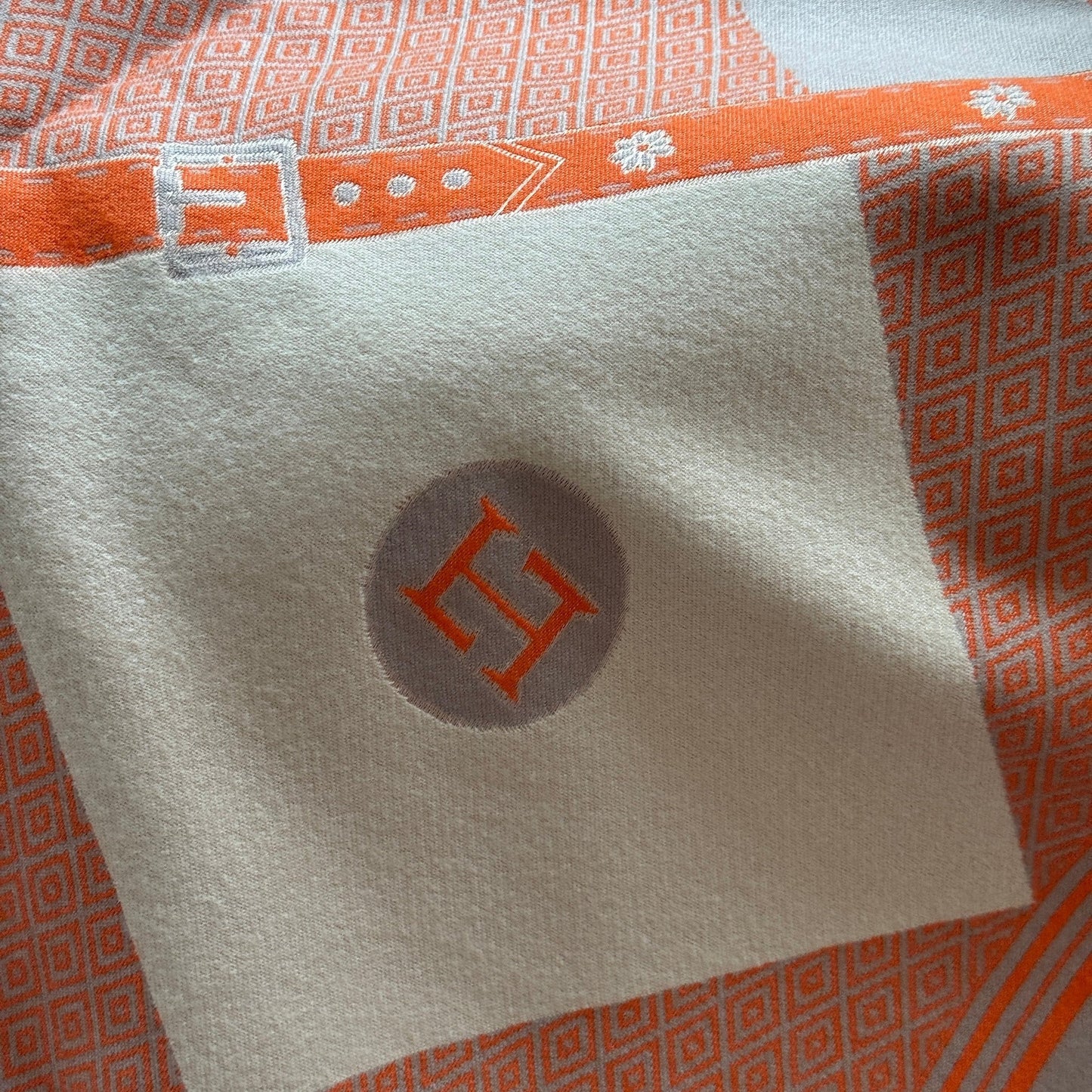 
                  
                    Orange Lexington Scarf - Curated Home Decor
                  
                