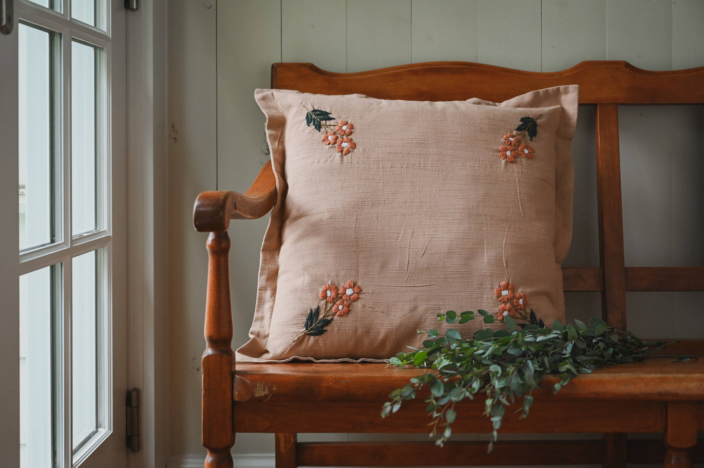 Ada Clare Pillow Cover (Rose) - Curated Home Decor