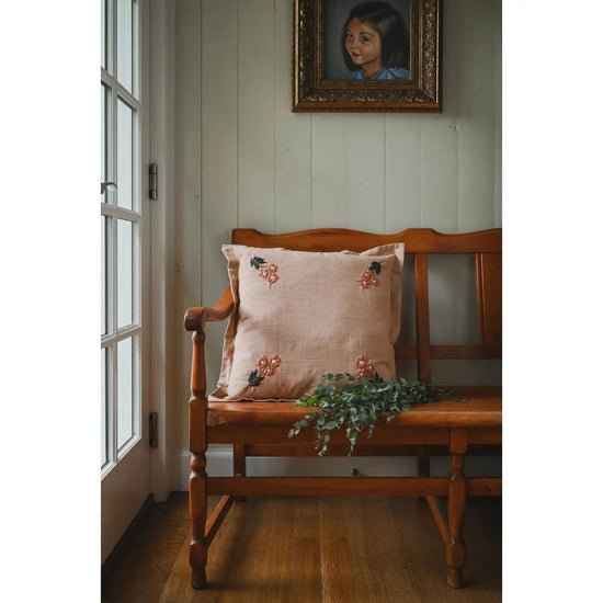 Ada Clare Pillow Cover (Rose) - Curated Home Decor