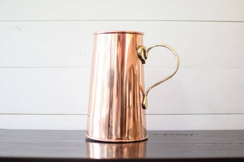 Copper Water Pitcher - Curated Home Decor