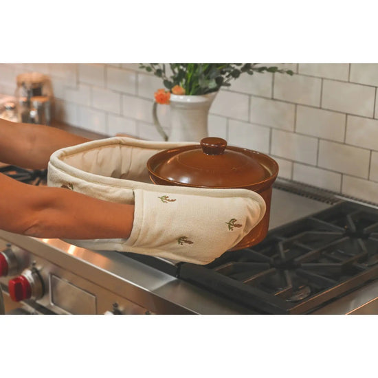 Flora Double Oven Mitt - Curated Home Decor