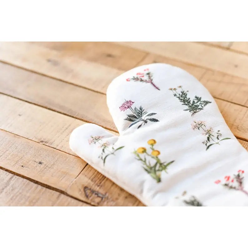 Flora Oven Mitt - Curated Home Decor