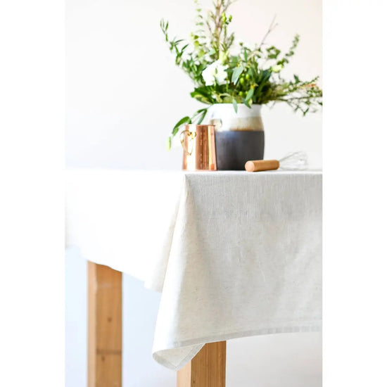 Natural Tablecloth - Curated Home Decor