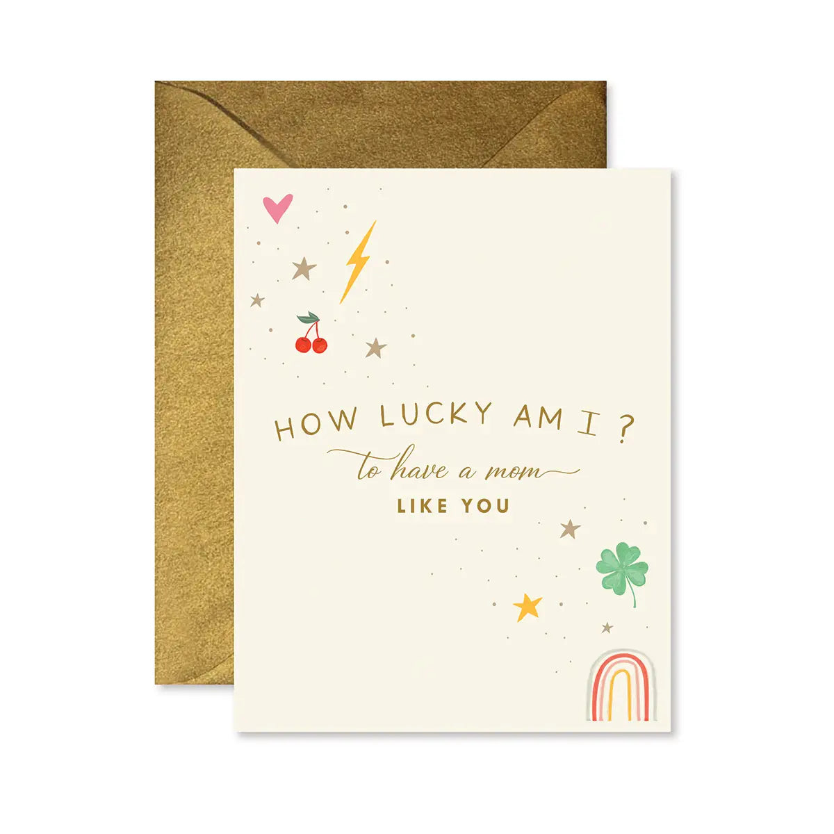 Lucky Mom Greeting Card - Curated Home Decor