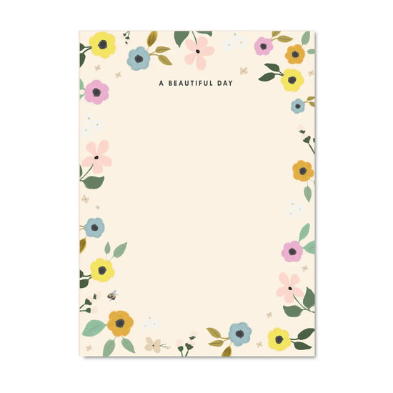 A Beautiful Day Notepad - Curated Home Decor