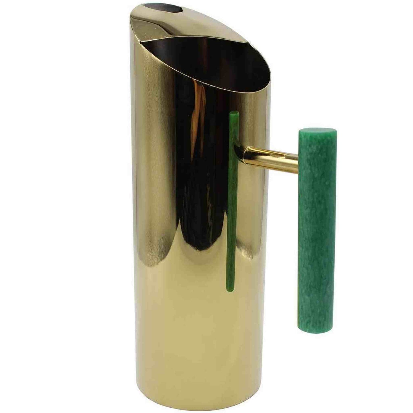 
                  
                    Gold Pitcher with Green Resin Details - Curated Home Decor
                  
                