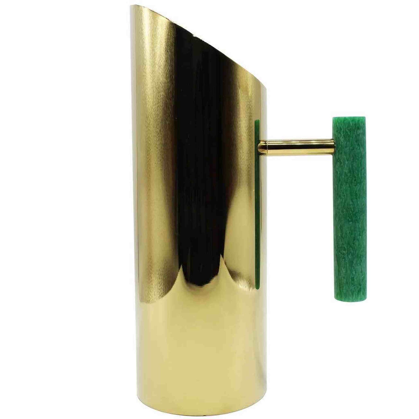 
                  
                    Gold Pitcher with Green Resin Details - Curated Home Decor
                  
                