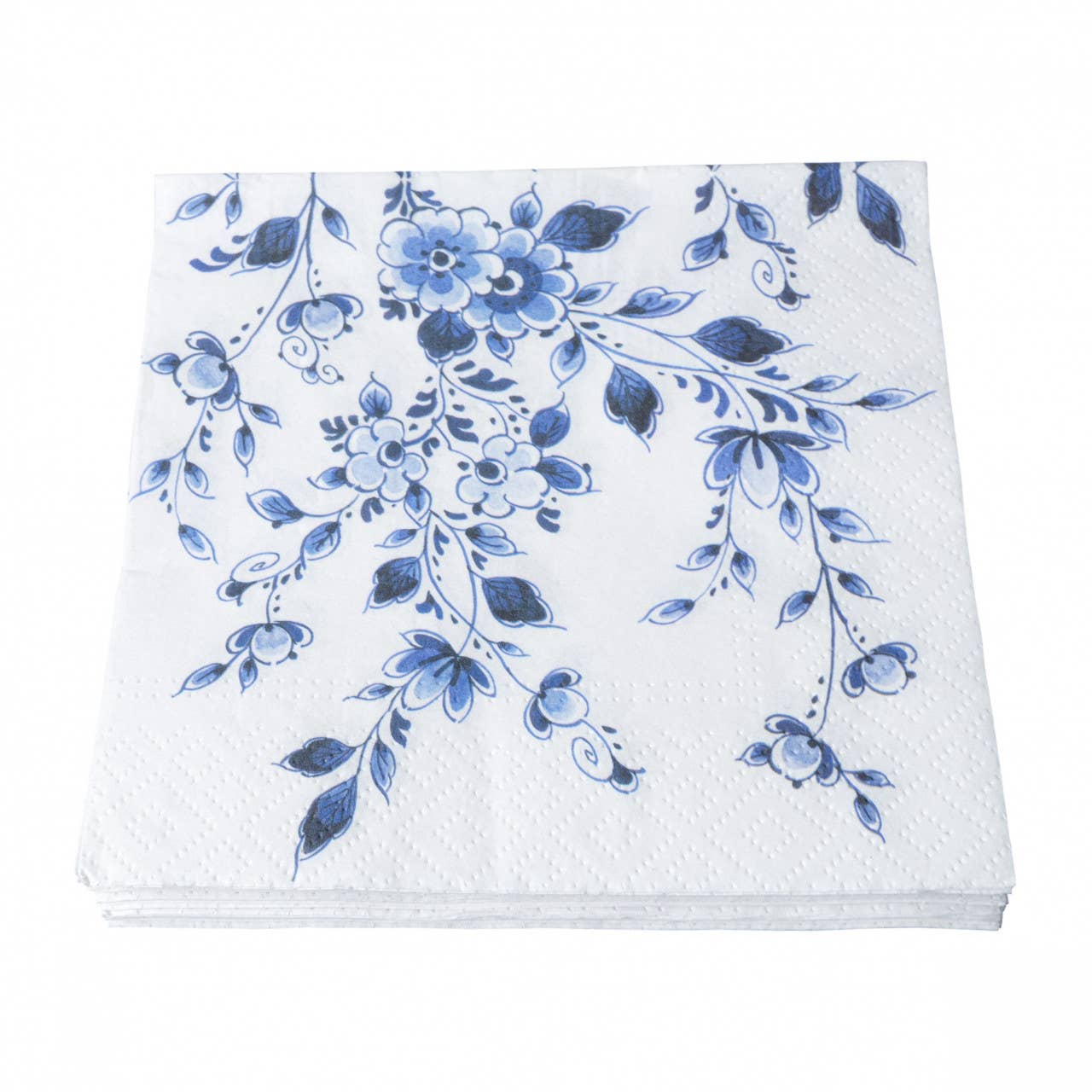 Blue Flower Napkins - Curated Home Decor