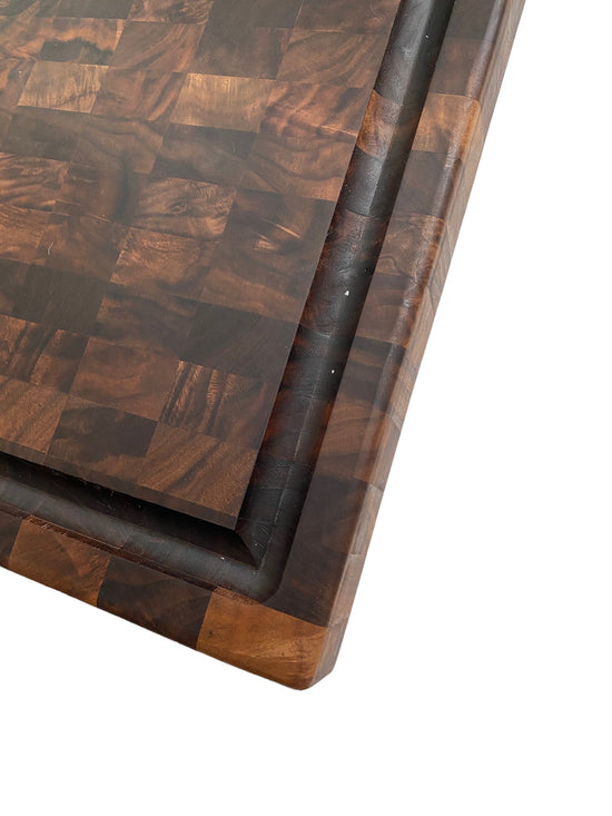 End Grain Walnut Cutting Board - Curated Home Decor