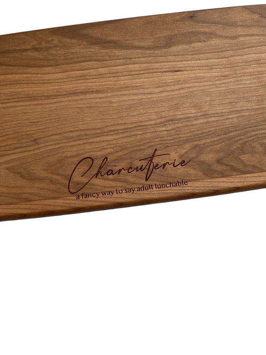 Charcuterie Wood Board Engraved Large - Curated Home Decor