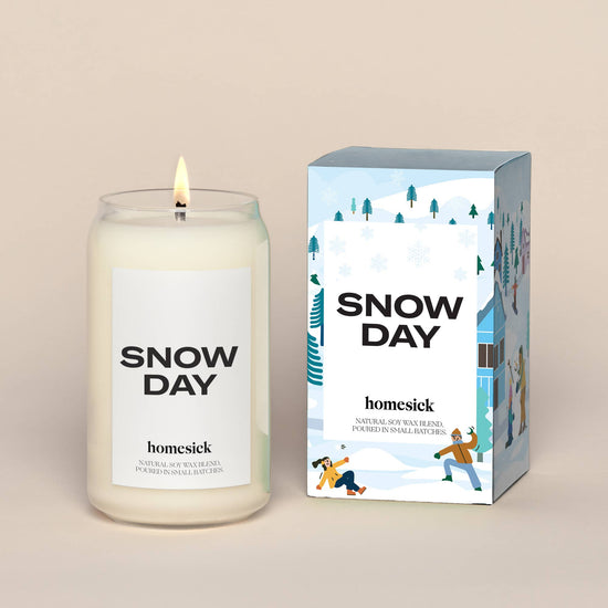 Snow Day Candle - Curated Home Decor