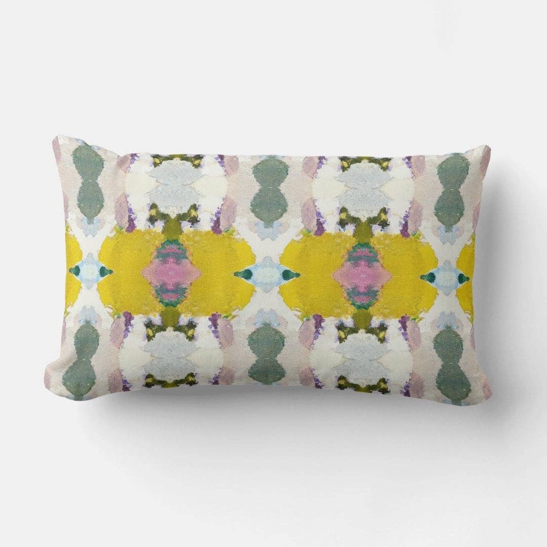 Emma Abstract Modern Art Throw Pillow - Curated Home Decor