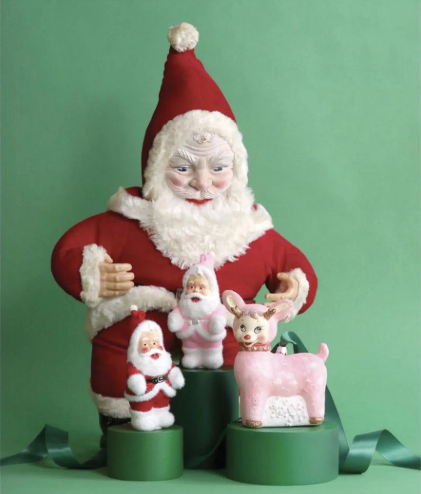 Jolly Pink Santa - Curated Home Decor