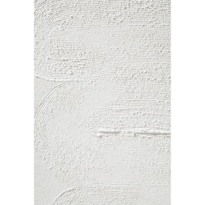 Artic White Textured Canvas Wall Art