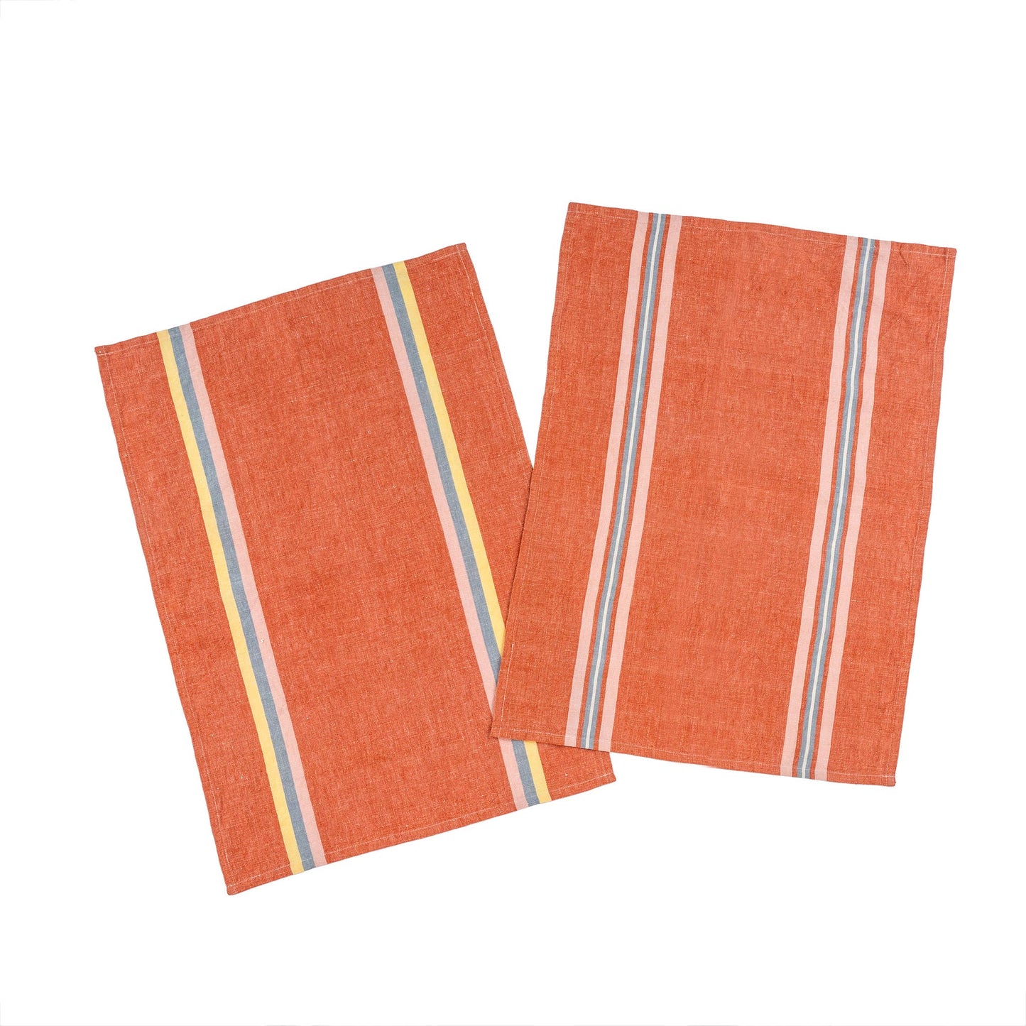 Madeira Stripe Tea Towels Set of 2 - Curated Home Decor