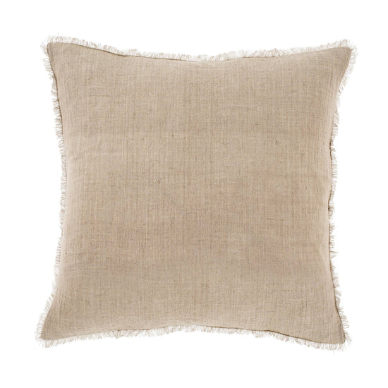 20x20 Lina Linen Pillow Oat - Curated Home Decor