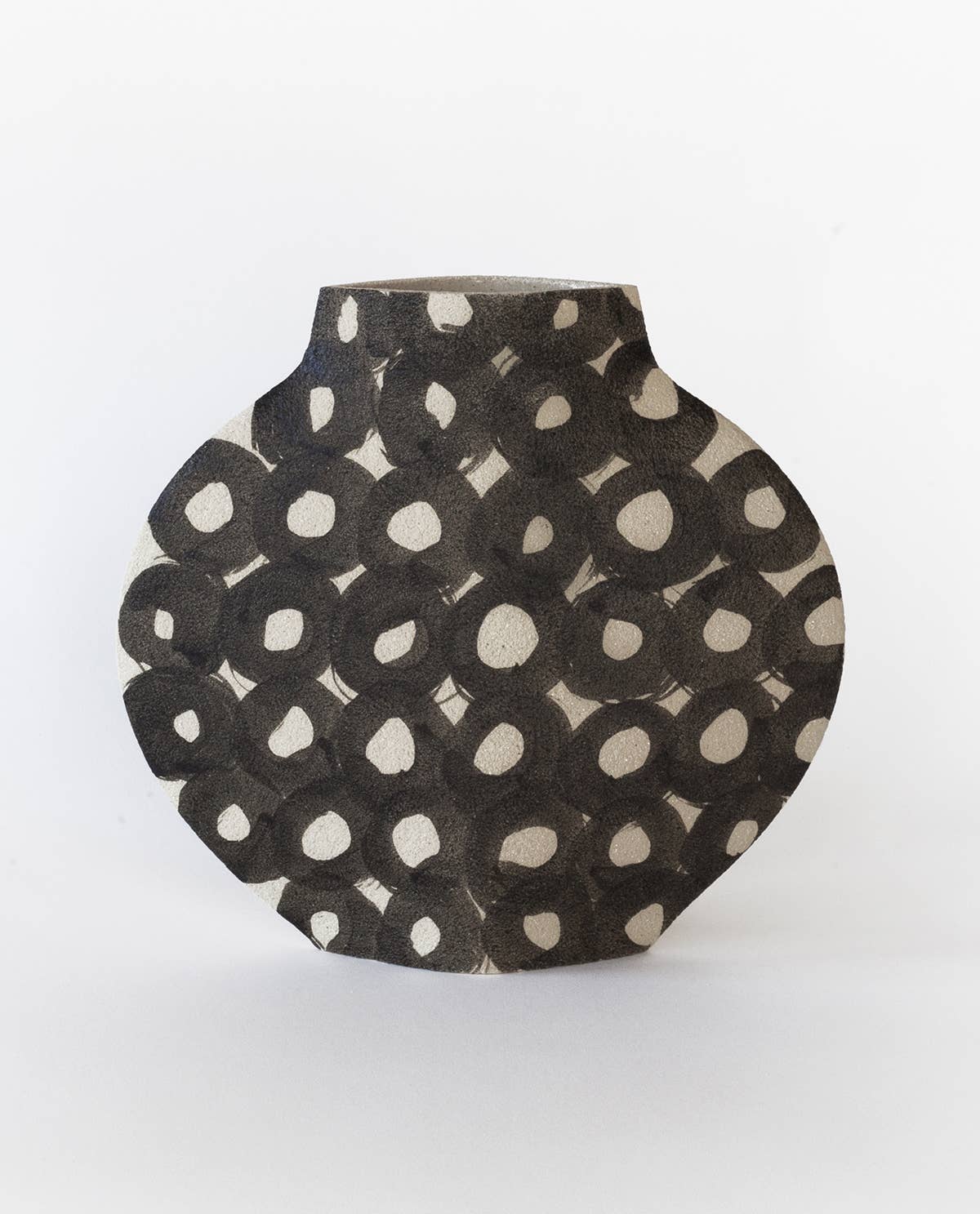 Ceramic Vase ‘Rounds Pattern’ - Curated Home Decor