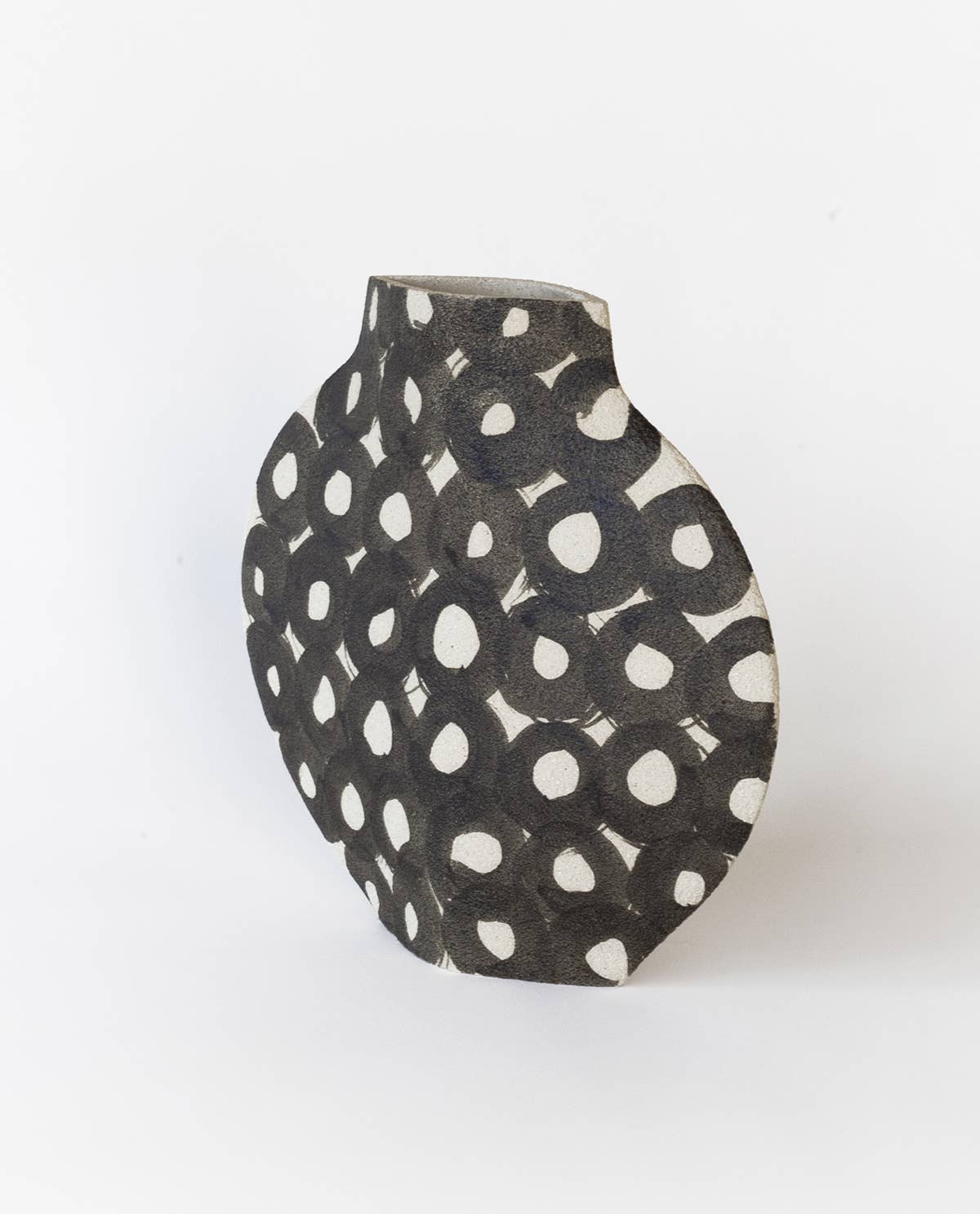 Ceramic Vase ‘Rounds Pattern’ - Curated Home Decor