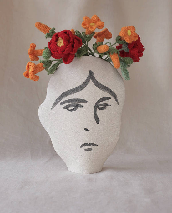 Ceramic Summer Vase ‘Frida N°2' - Curated Home Decor