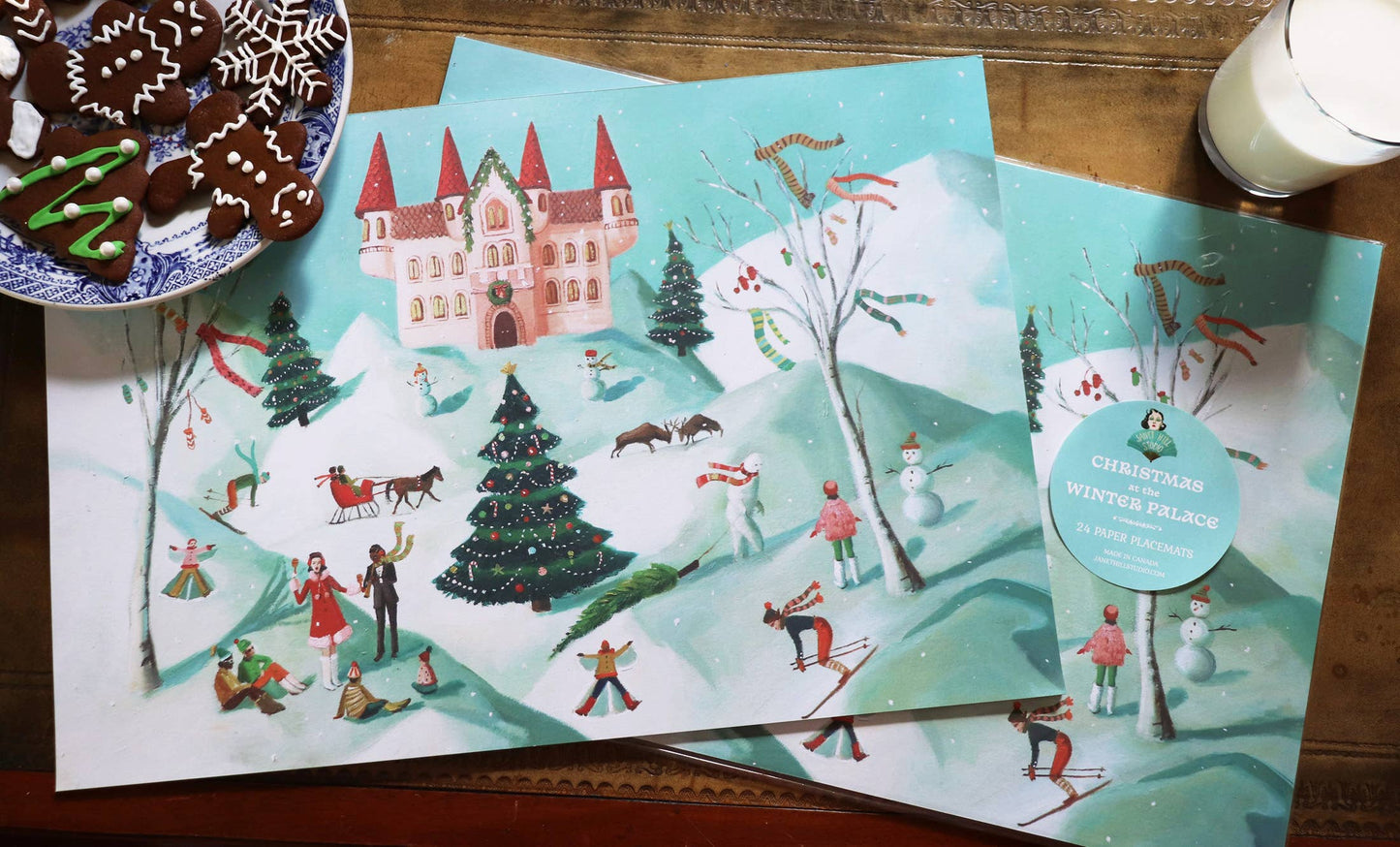 Christmas At The Winter Palace. Tear Away Paper Placemats - Curated Home Decor