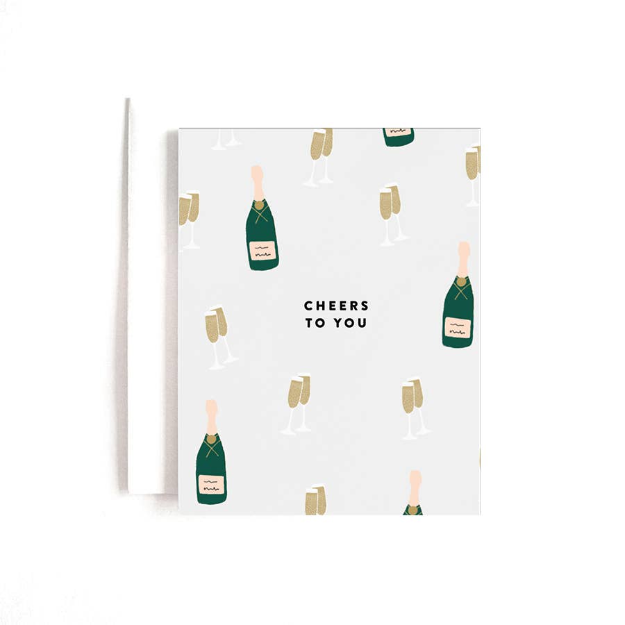 Cheers to You Card - Curated Home Decor