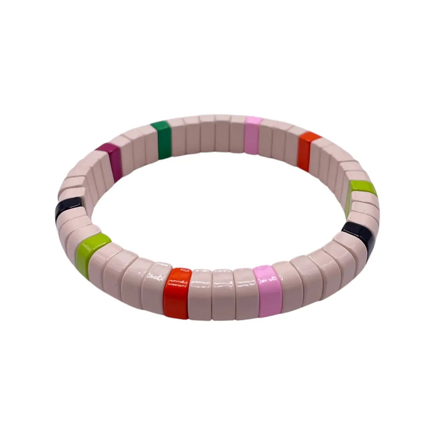 Hampton Cream Rounded Bracelet - Curated Home Decor