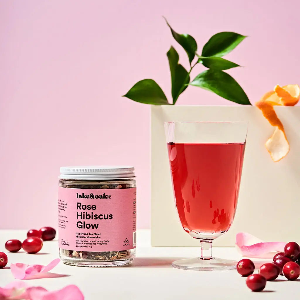 Rose Hibiscus Glow Superfood Tea - Curated Home Decor