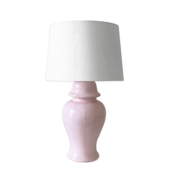 Cherry Blossom Light Pink Ginger Jar Lamp - Curated Home Decor