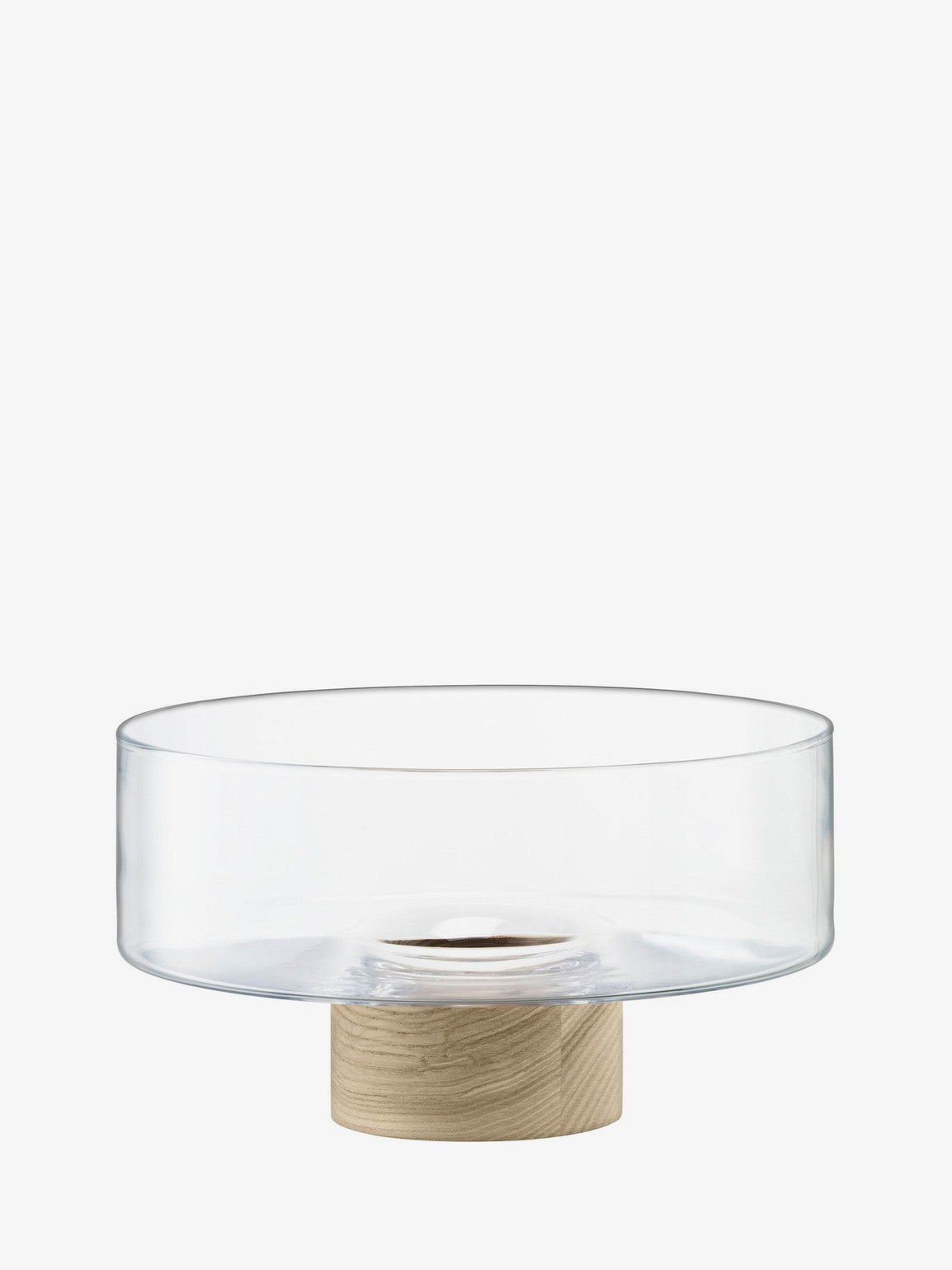 Lotta Pedestal Bowl with Ash Base - Curated Home Decor
