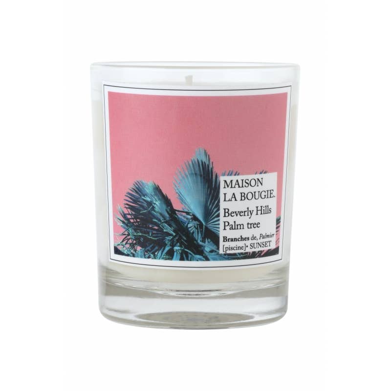 Beverly Hills Palm Tree Candle - Curated Home Decor