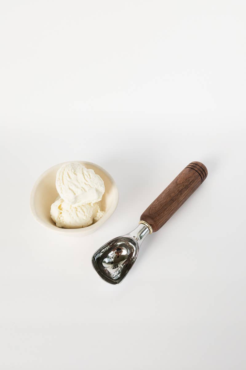 Black Walnut Ice Cream Scoop - Curated Home Decor