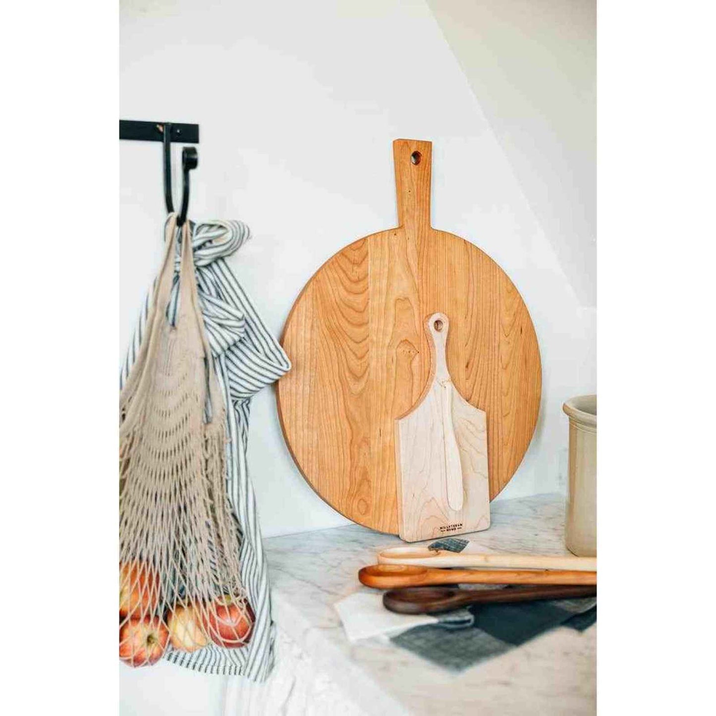 
                  
                    Maple Cheese Board with Wooden Spreader - Curated Home Decor
                  
                