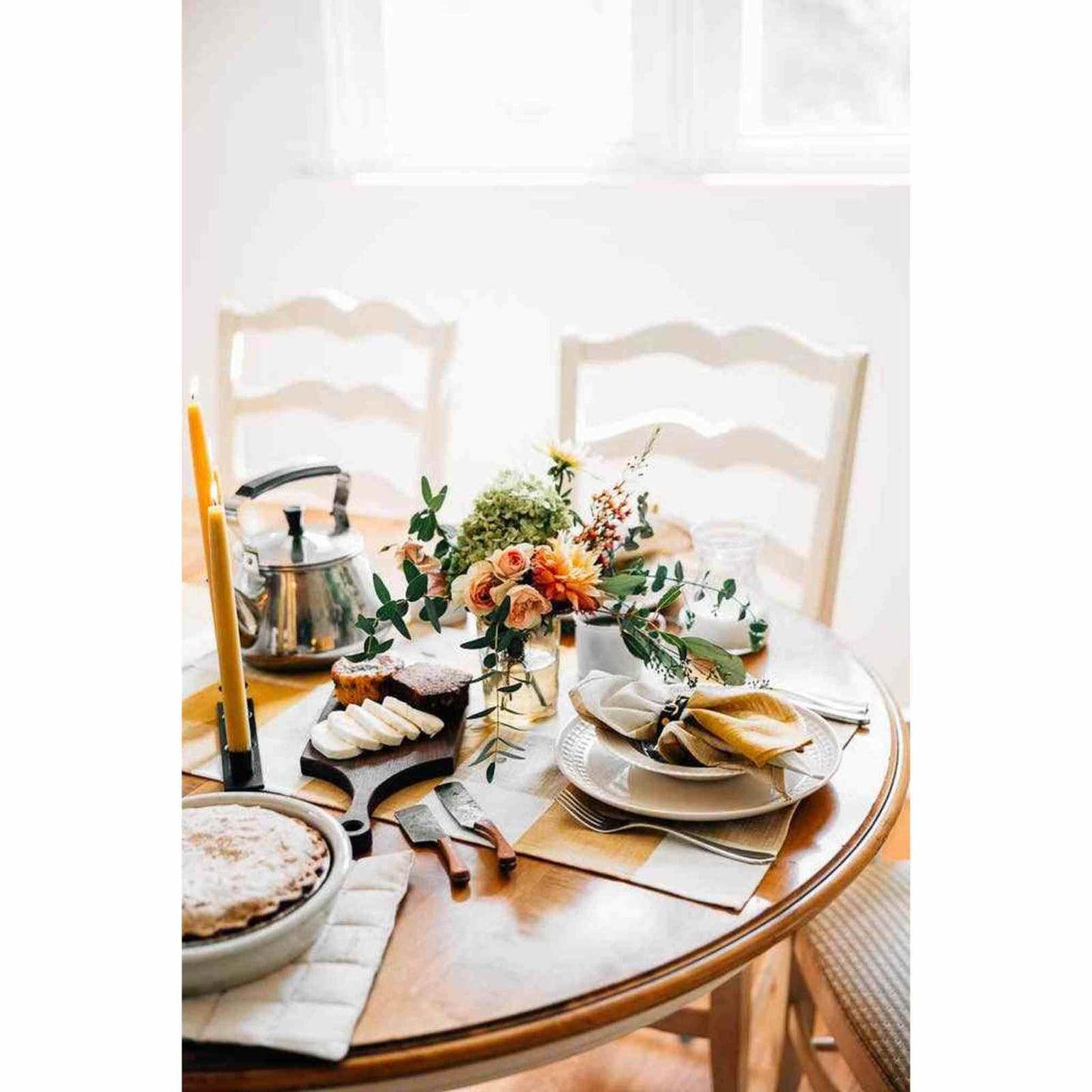 
                  
                    Maple Cheese Board with Wooden Spreader - Curated Home Decor
                  
                
