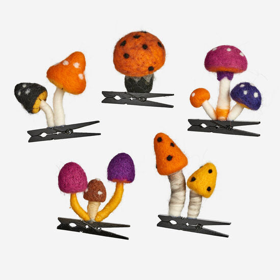 Mushroom Clip-on Orn - Curated Home Decor