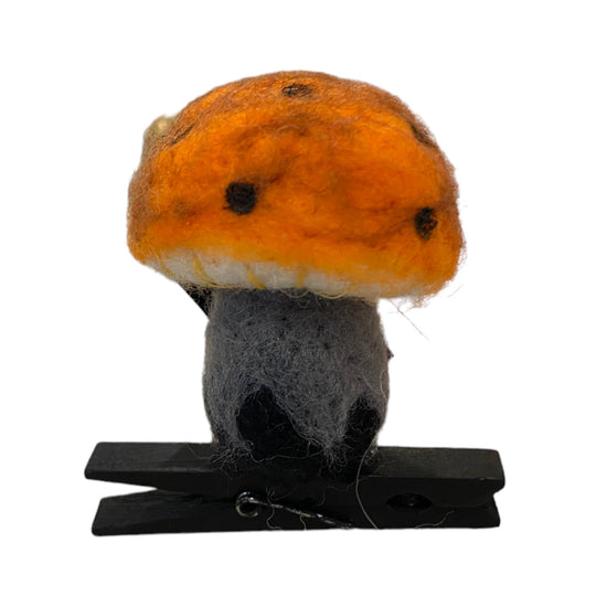 Mushroom Clip-on Orn - Curated Home Decor