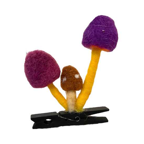 Mushroom Clip-on Orn - Curated Home Decor