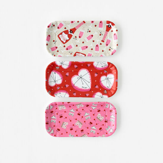 Valentine "Paper" Melamine Tray - Curated Home Decor