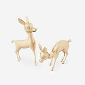 Vintage Gold Deer Set - Curated Home Decor