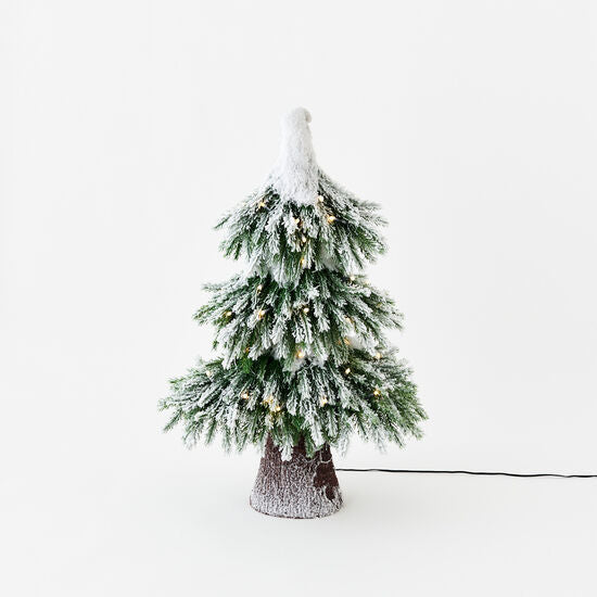 Tiered Snowy Tree - Curated Home Decor