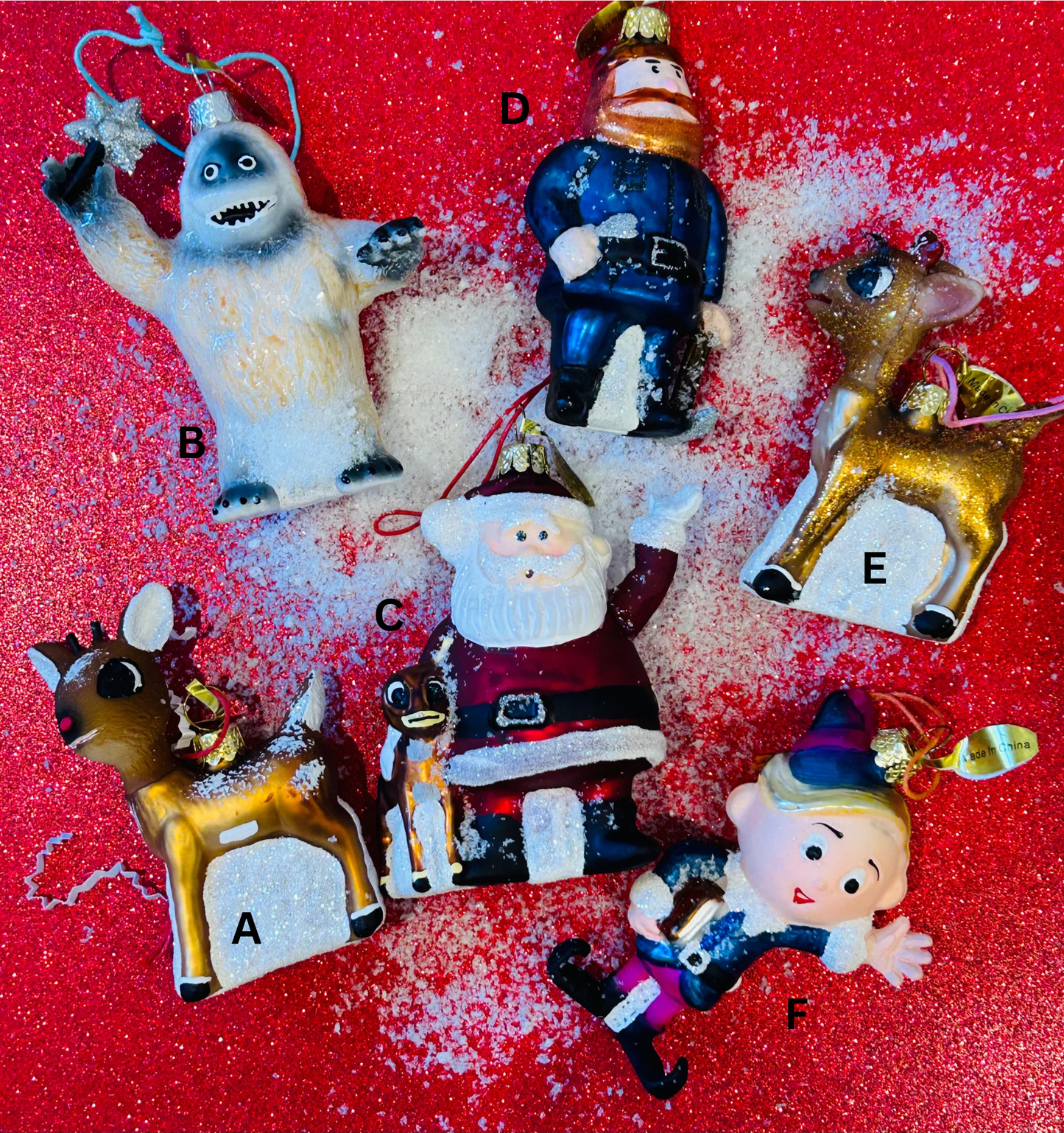 Retro Rudolph Ornaments Cody Foster & Co - Curated Home Decor