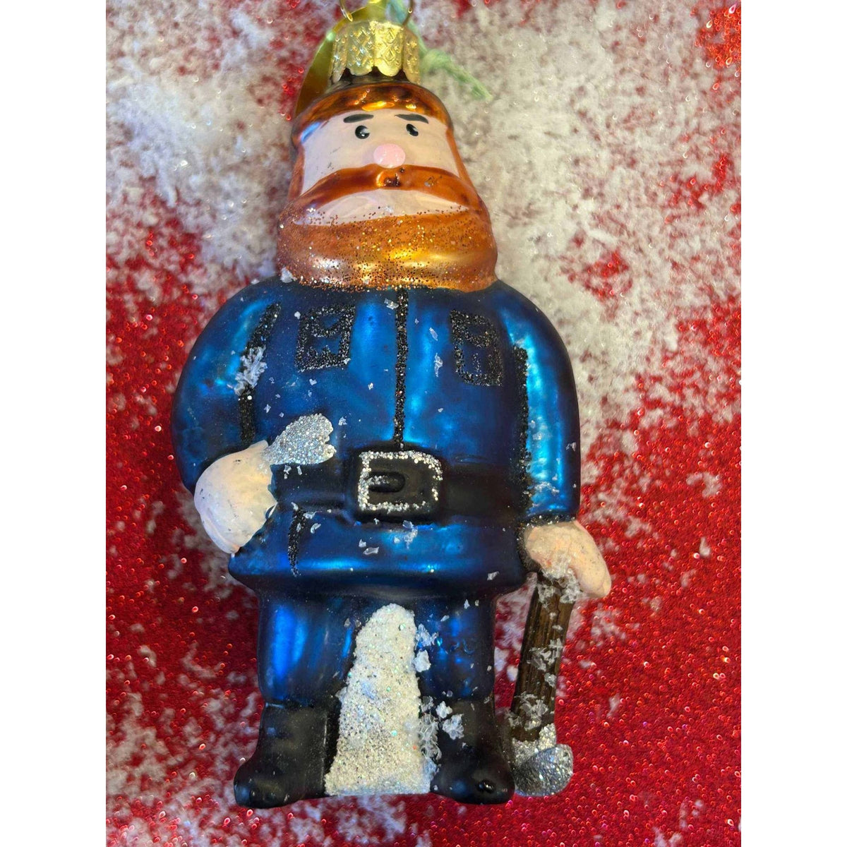 
                  
                    Retro Rudolph Ornaments Yukon Cornelius vintage-style Christmas tree decoration with glitter finish
                  
                