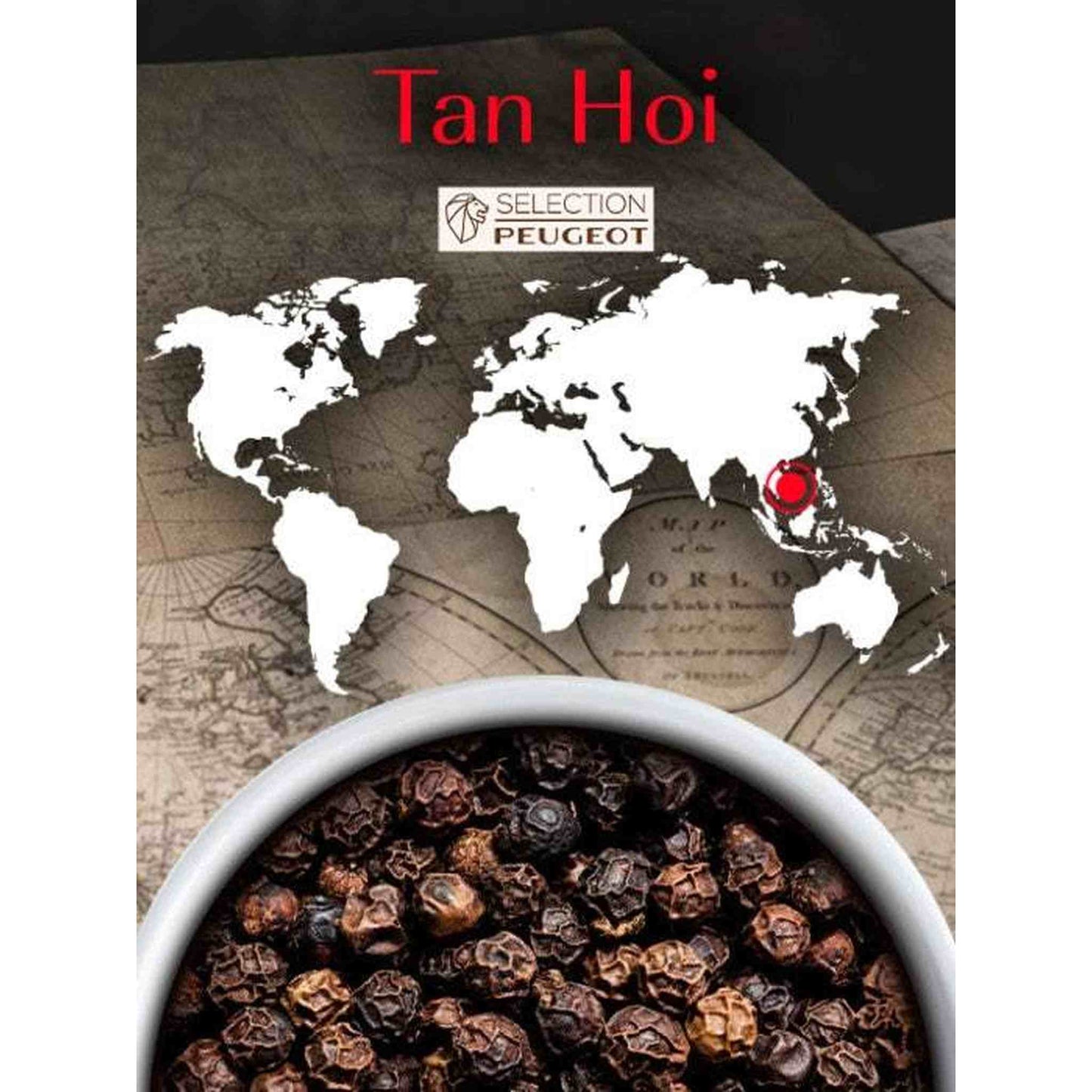 
                  
                    Box of 7 sachets Tan Hoi Black Pepper from Vietnam, 20g each, total 140g
                  
                