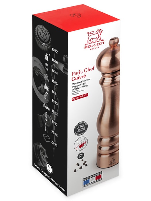 Peugeot Paris Copper Pepper Mill - Curated Home Decor