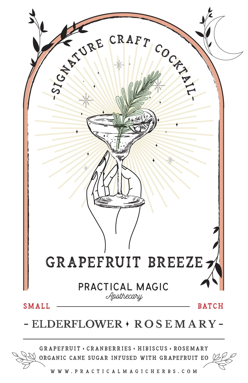 Botanical Craft Cocktail~Grapefruit Breeze - Curated Home Decor